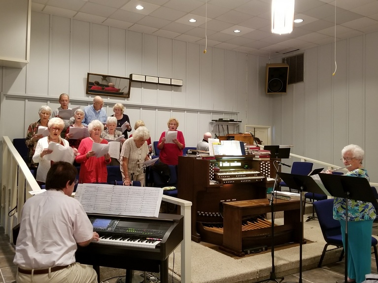 Choir at Redeemer Lutheran Church, West Bradenton